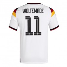 Tyskland Nick Woltemade #11 Hjemmedrakt VM 2026 Kortermet